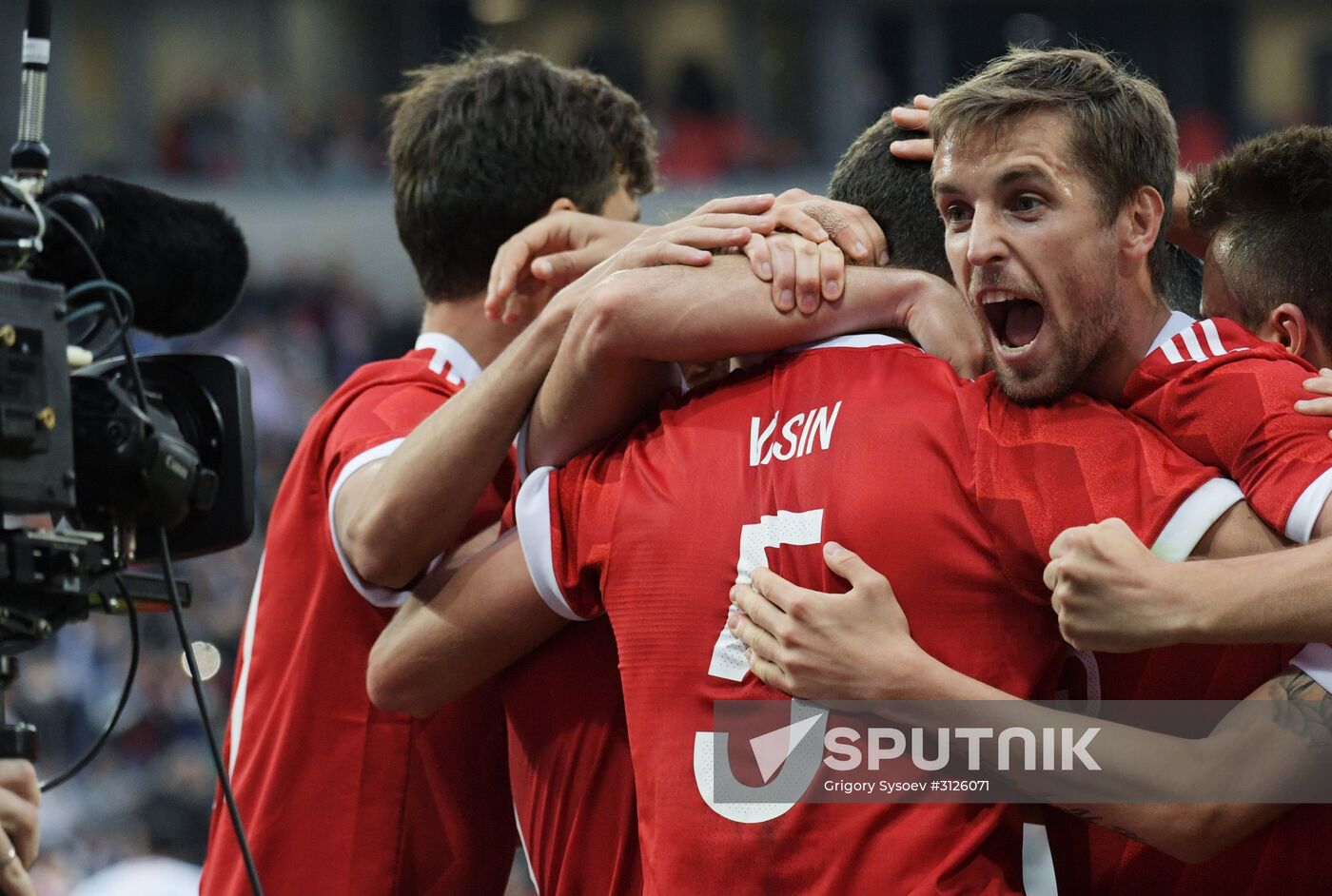 Football. Russia vs. Chile international friendly