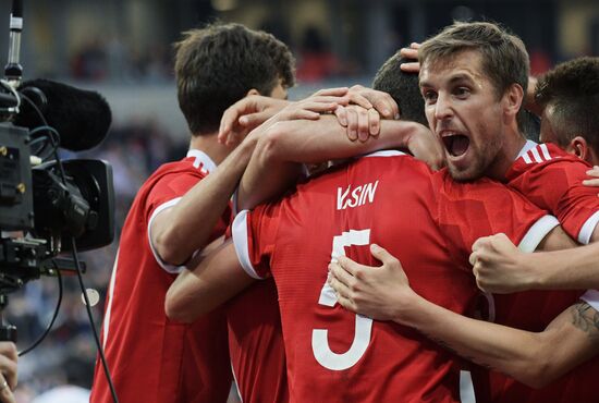 Football. Russia vs. Chile international friendly