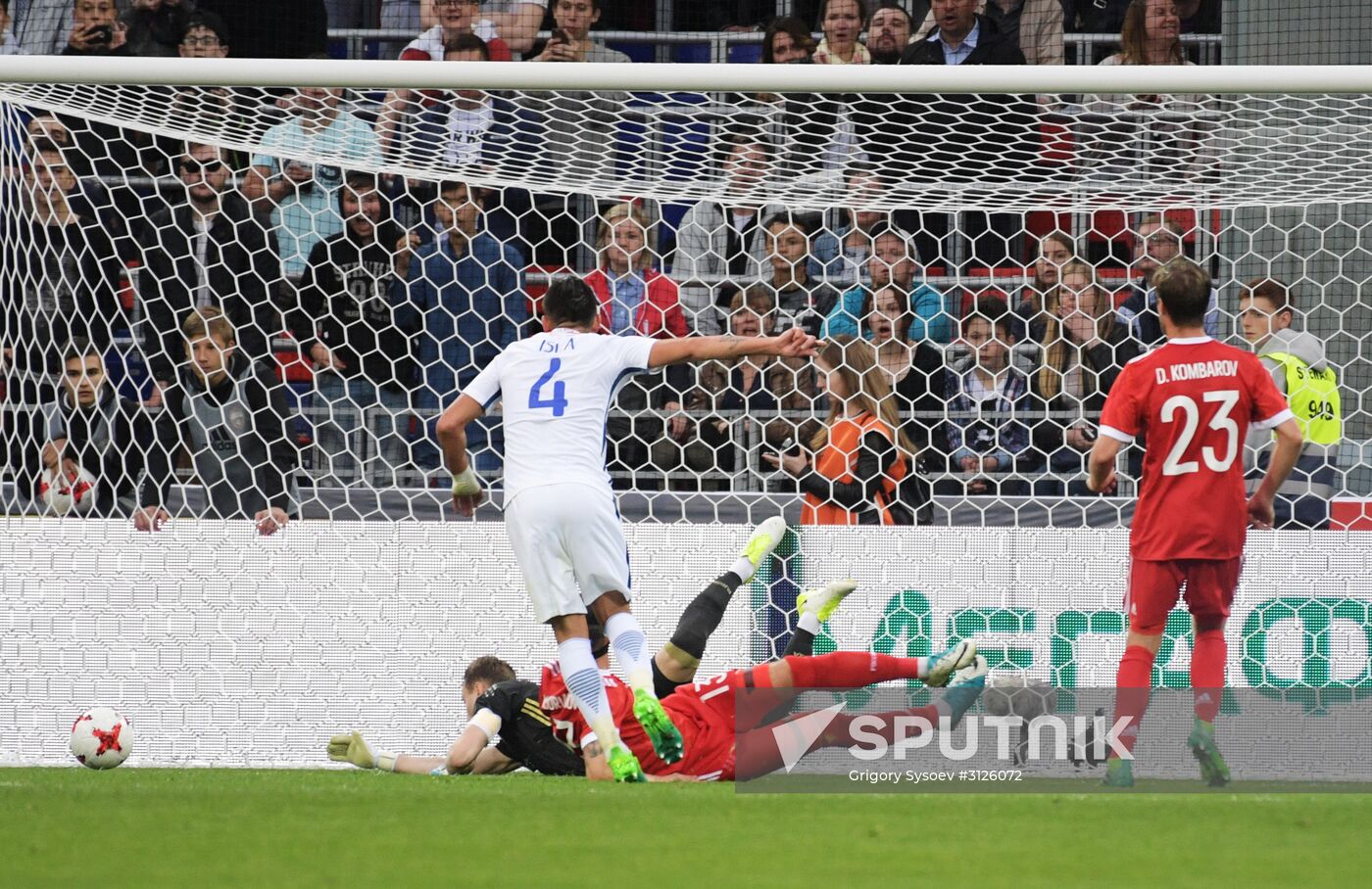 Football. Russia vs. Chile international friendly