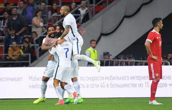 Football. Russia vs. Chile international friendly