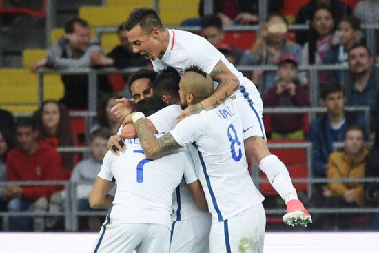 Football. Russia vs. Chile international friendly
