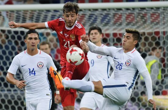 Football. Russia vs. Chile international friendly
