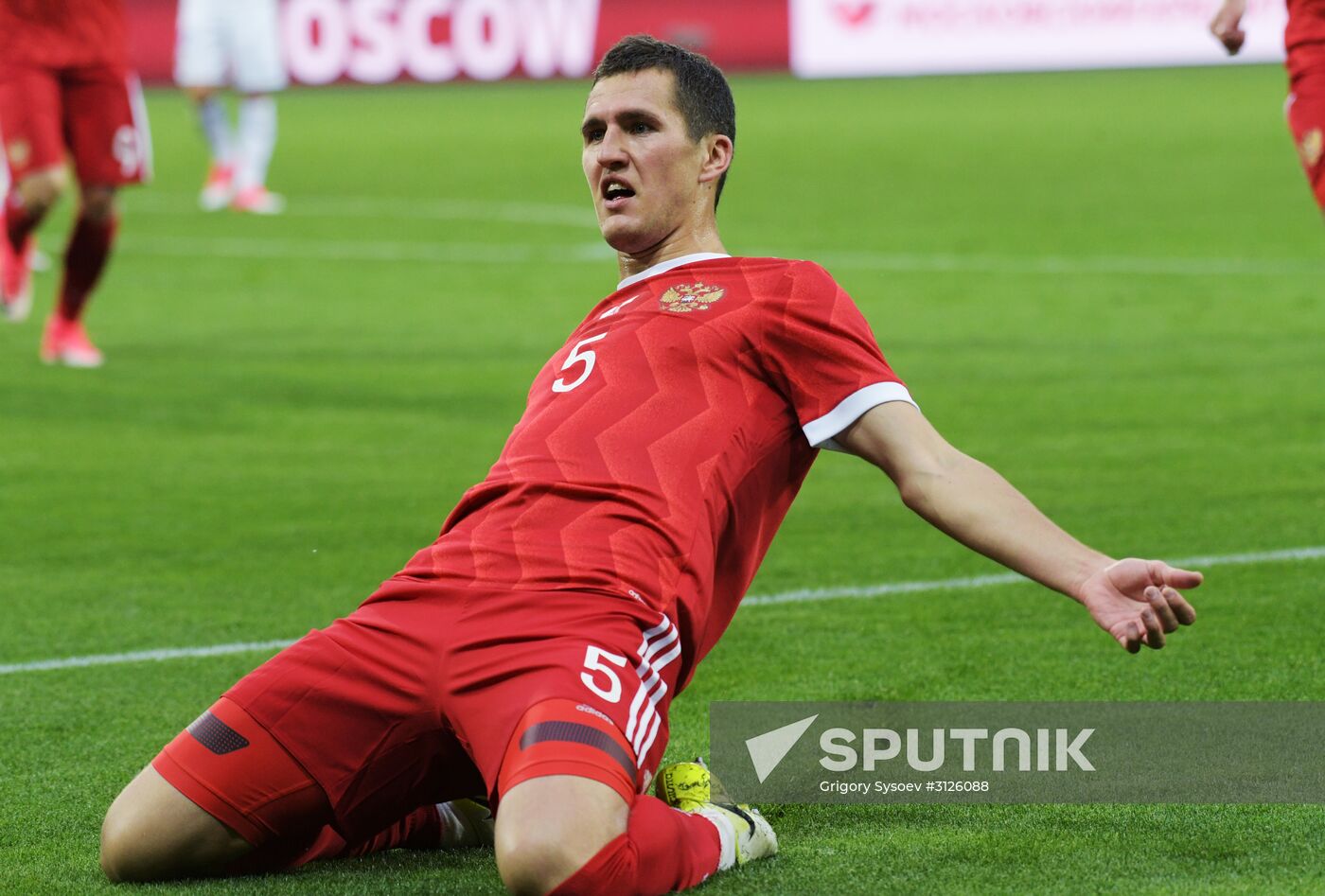 Football. Russia vs. Chile international friendly
