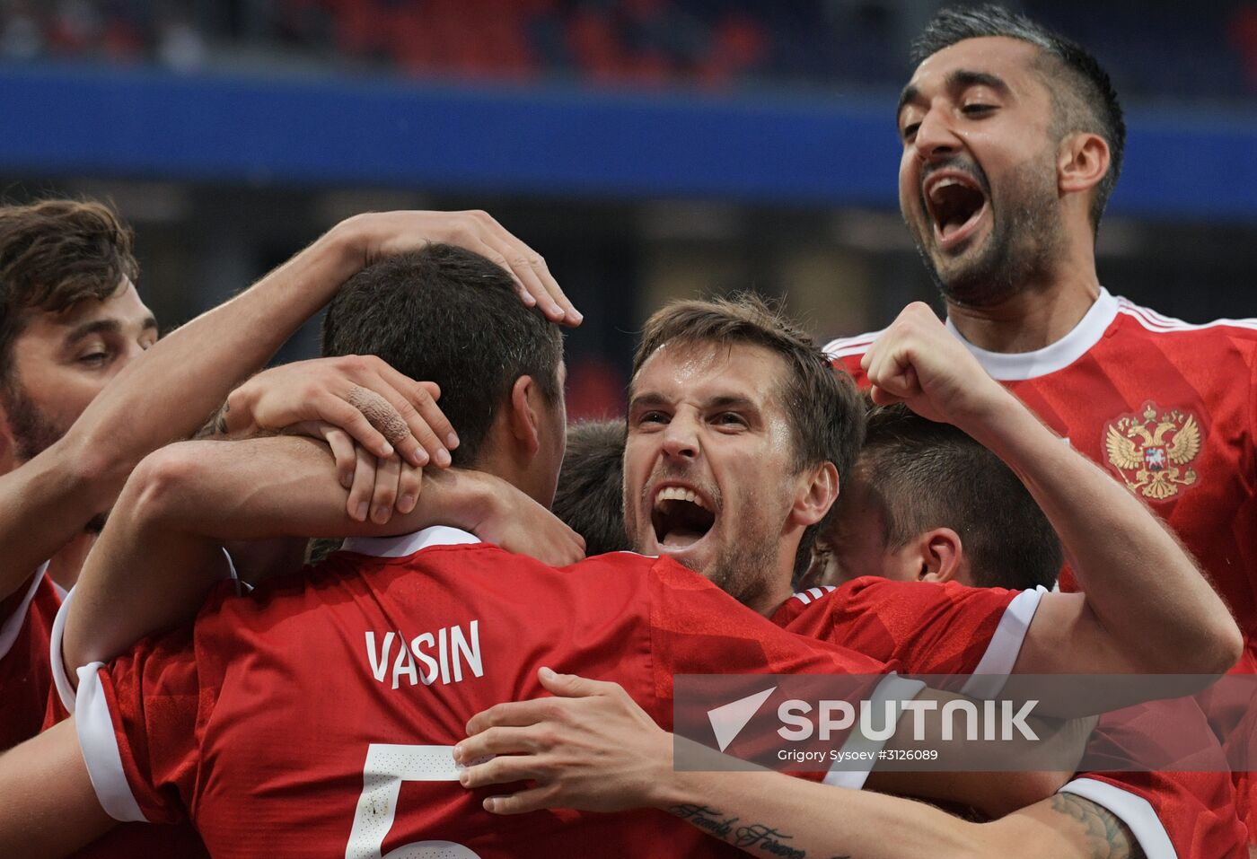 Football. Russia vs. Chile international friendly