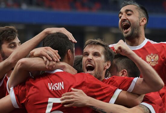 Football. Russia vs. Chile international friendly