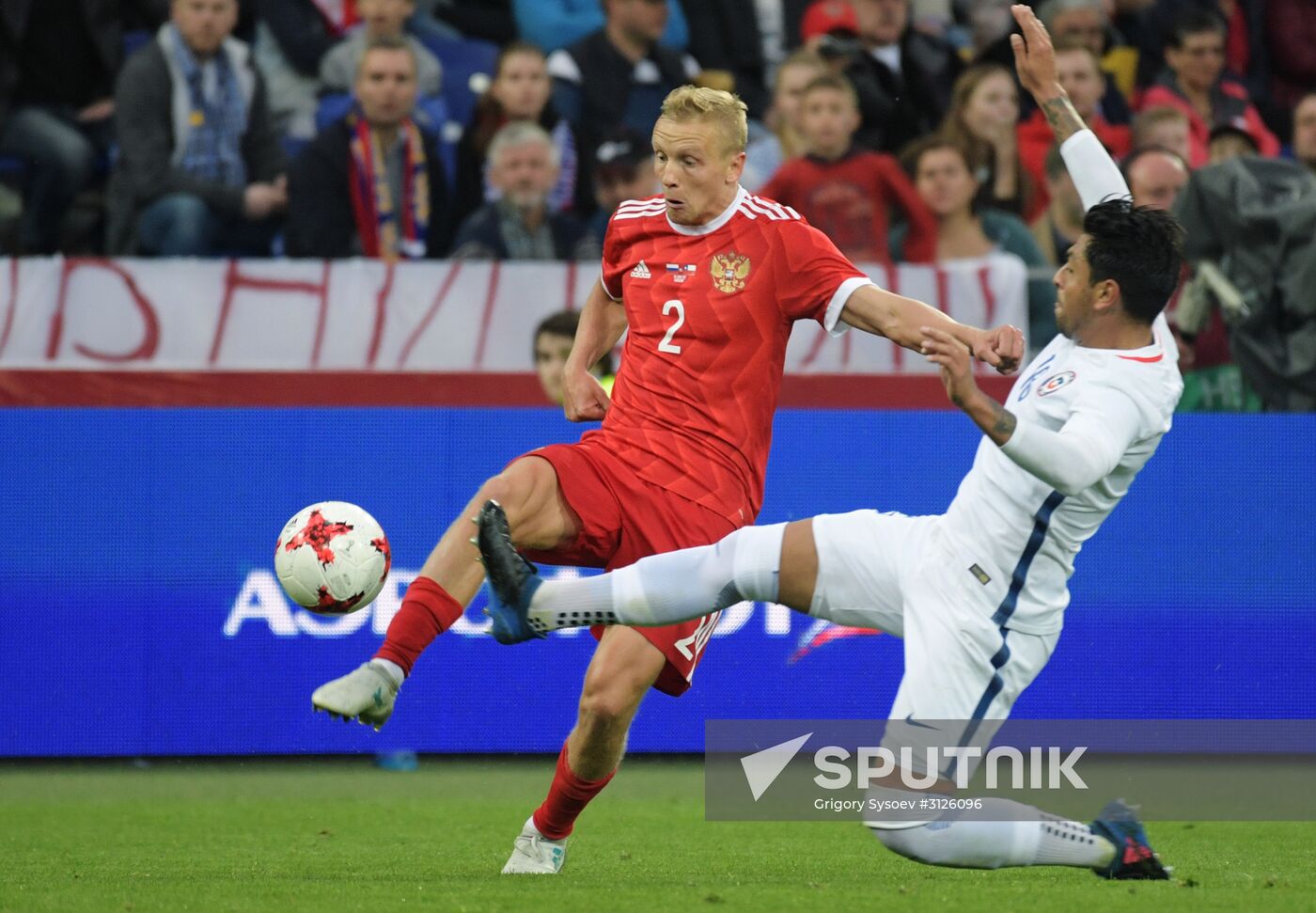 Football. Russia vs. Chile international friendly