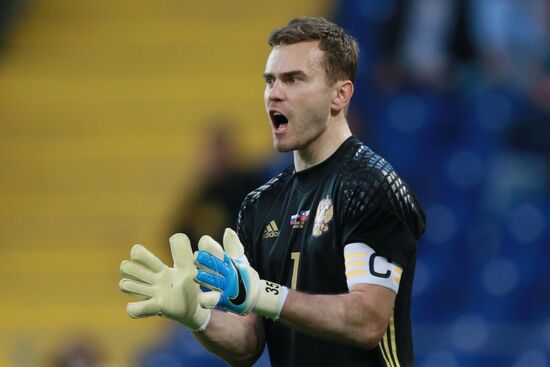 Football. Russia vs. Chile international friendly