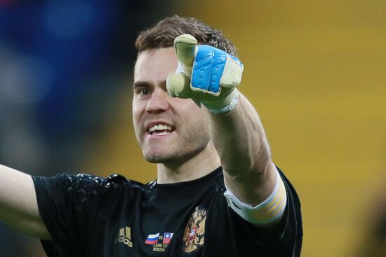 Football. Russia vs. Chile international friendly