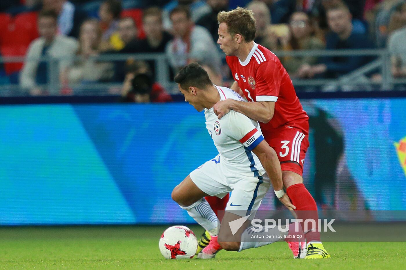 Football. Russia vs. Chile international friendly