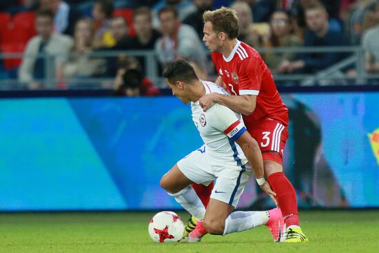 Football. Russia vs. Chile international friendly