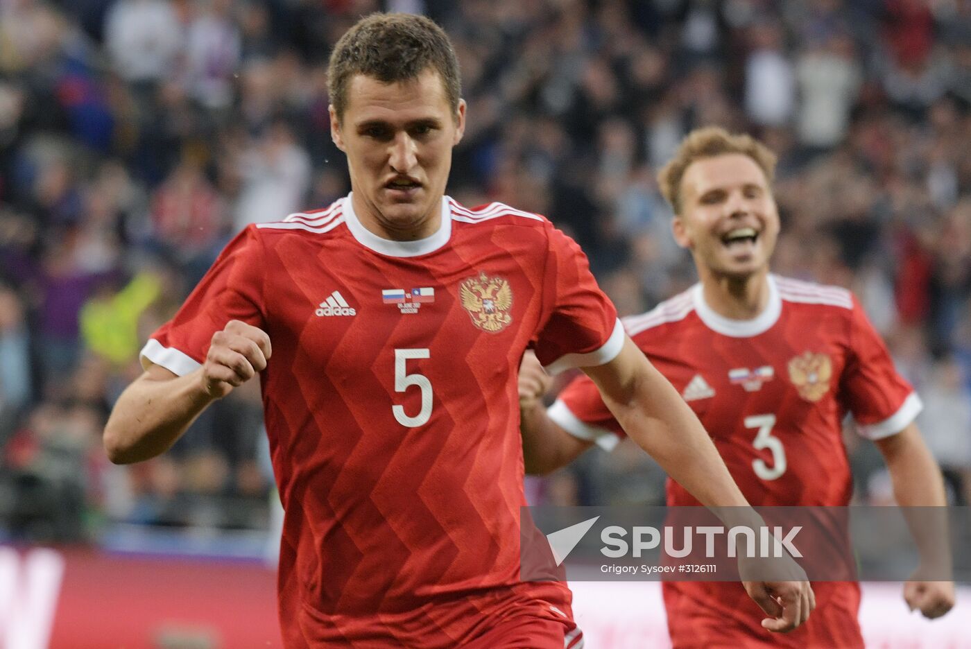 Football. Russia vs. Chile international friendly