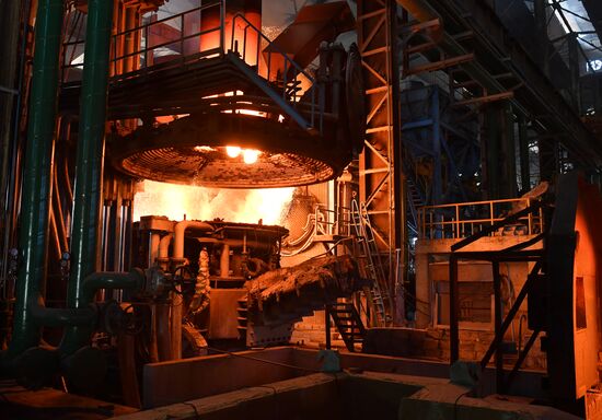 Iron and steel works in Hama, Syria