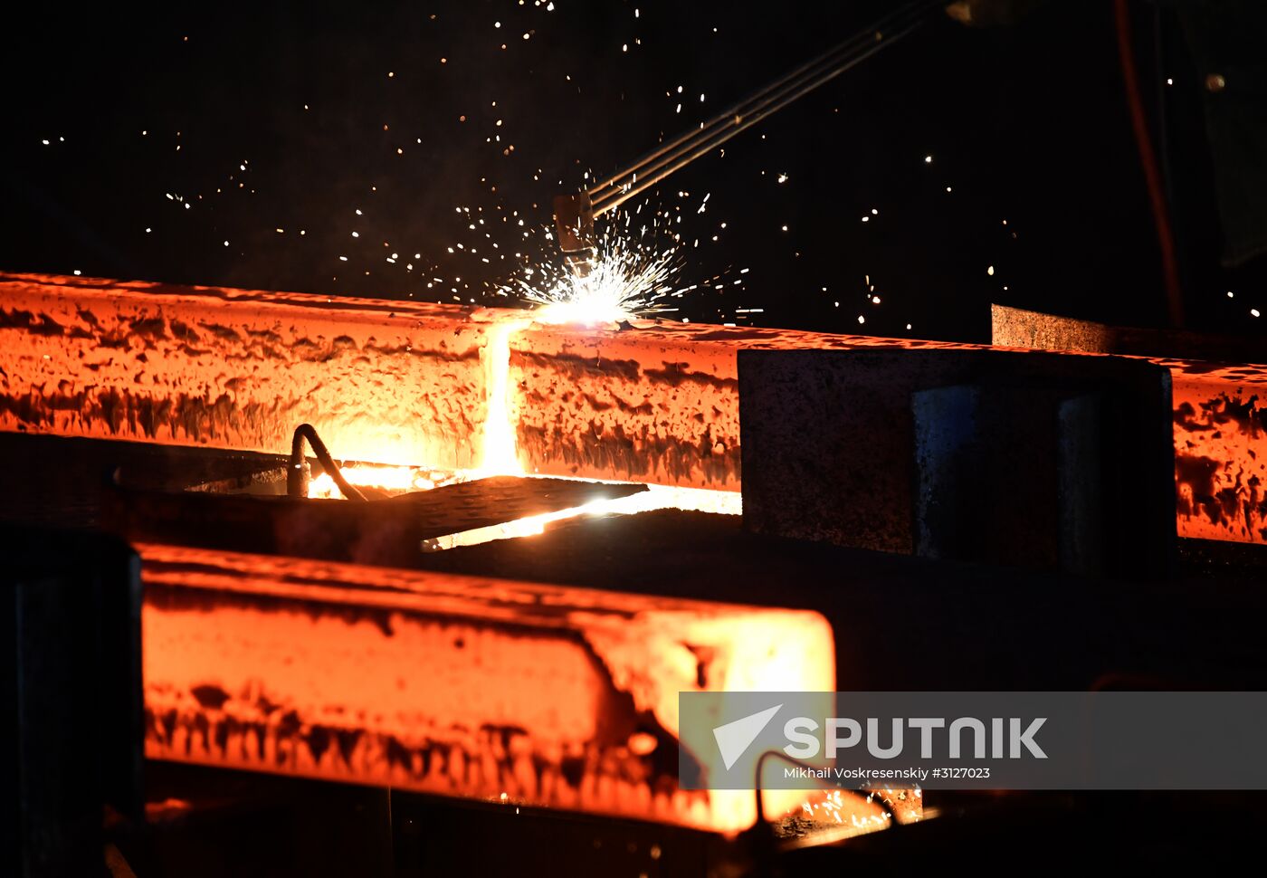 Iron and steel works in Hama, Syria