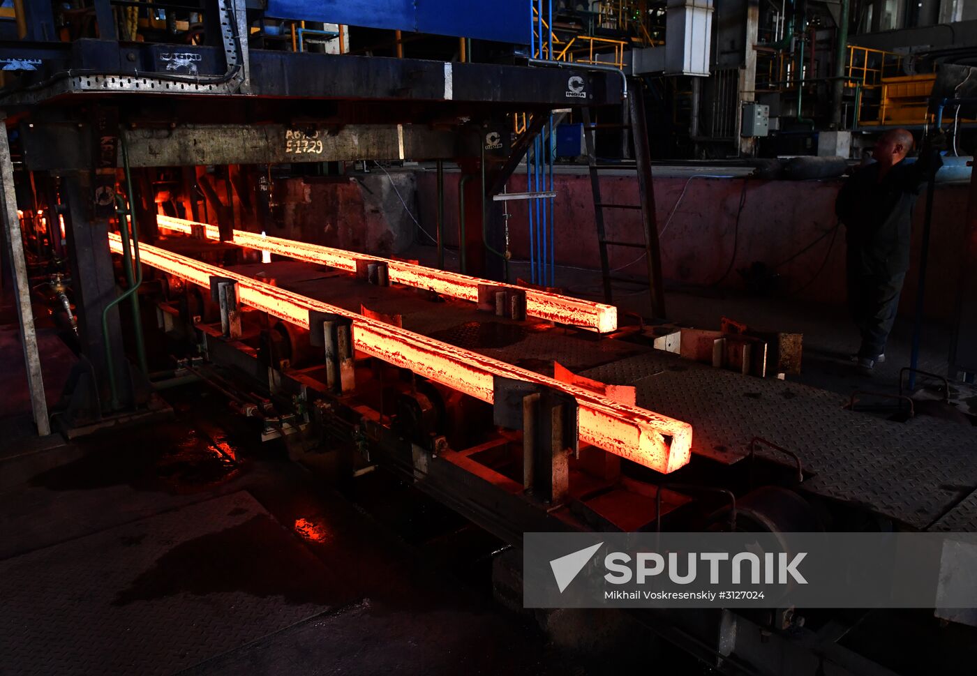 Iron and steel works in Hama, Syria