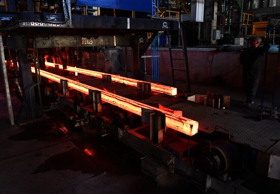 Iron and steel works in Hama, Syria