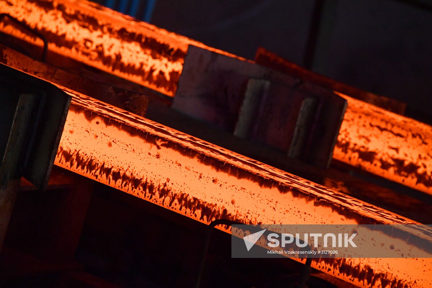 Iron and steel works in Hama, Syria