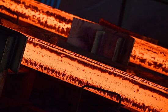 Iron and steel works in Hama, Syria
