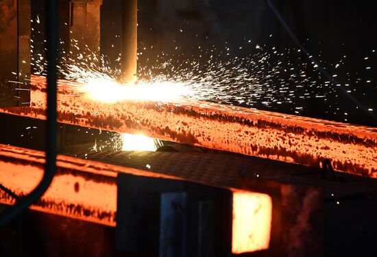 Iron and steel works in Hama, Syria