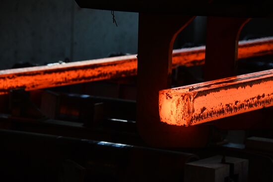 Iron and steel works in Hama, Syria