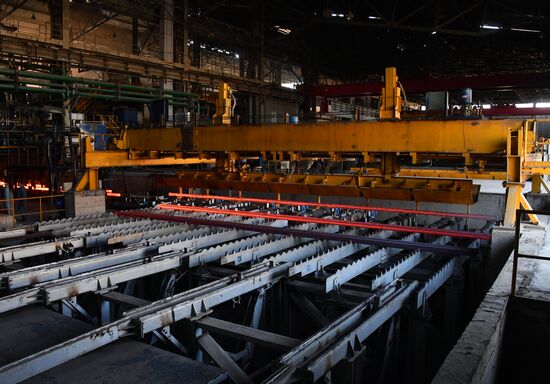 Iron and steel works in Hama, Syria