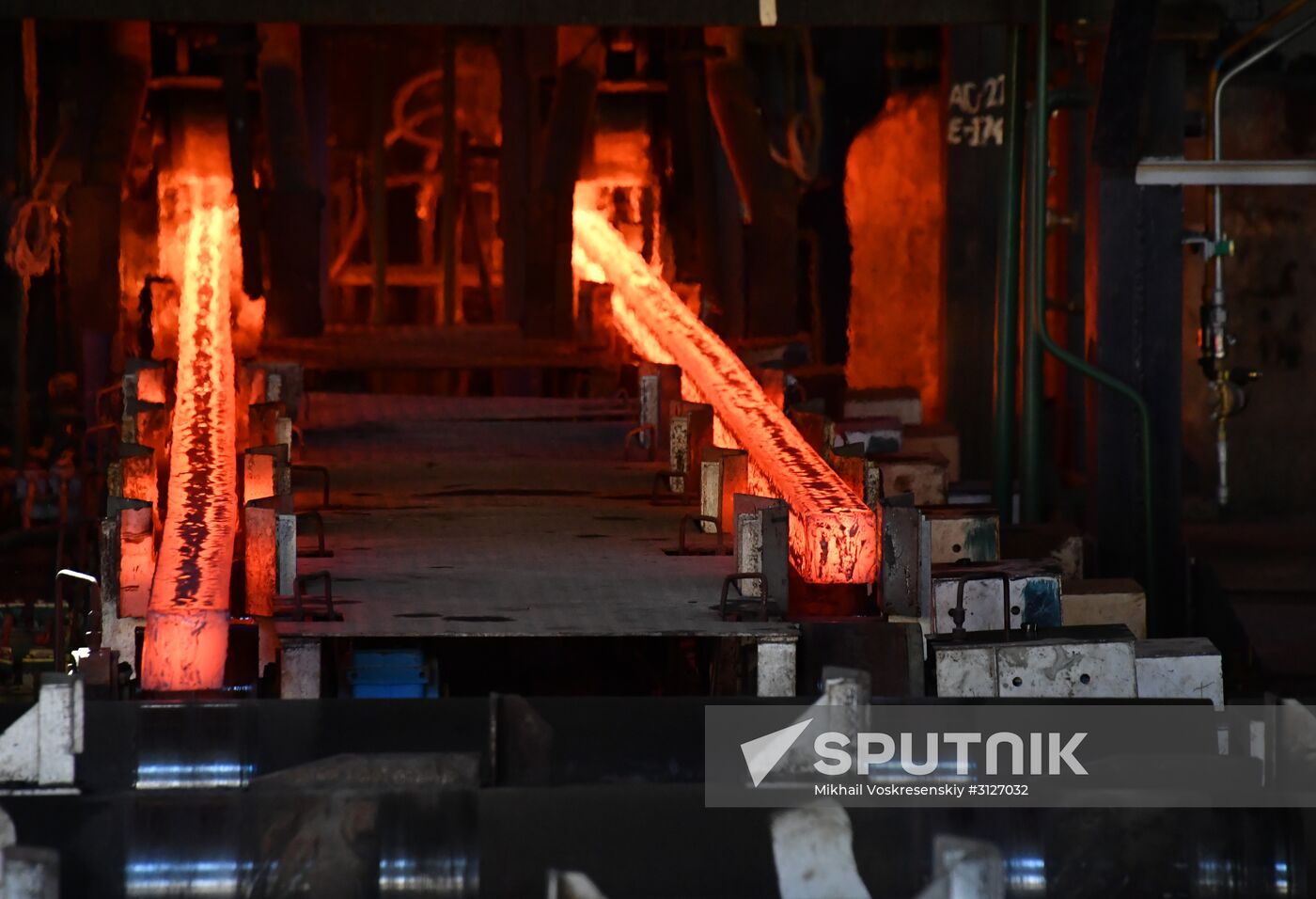 Iron and steel works in Hama, Syria