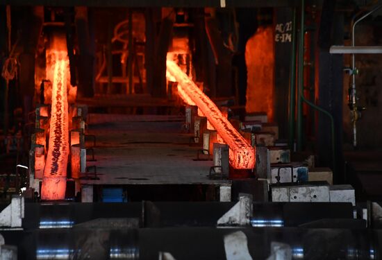 Iron and steel works in Hama, Syria