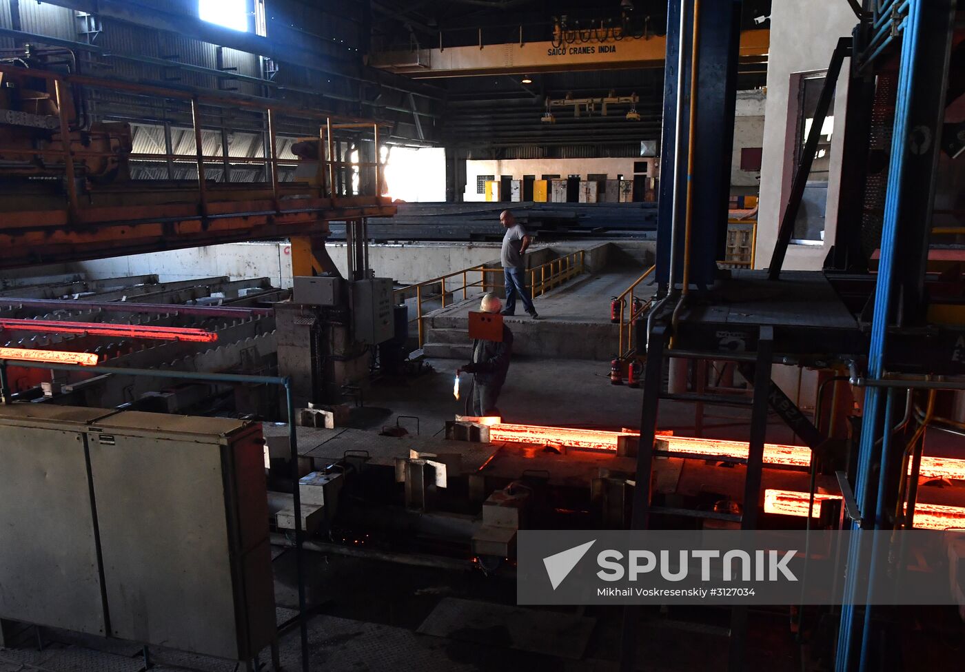 Iron and steel works in Hama, Syria