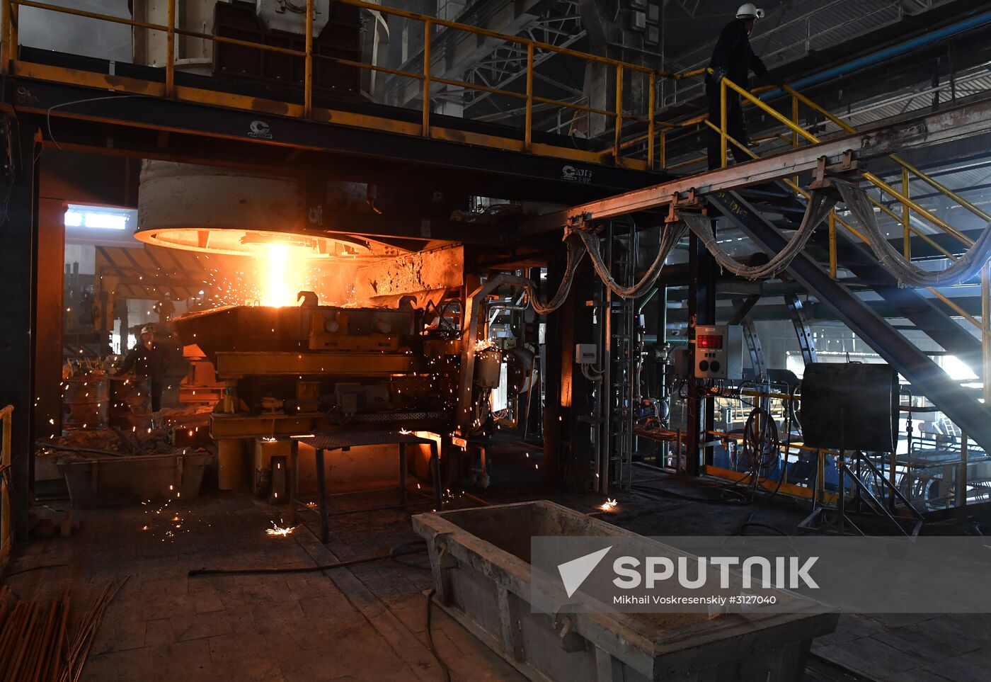 Iron and steel works in Hama, Syria