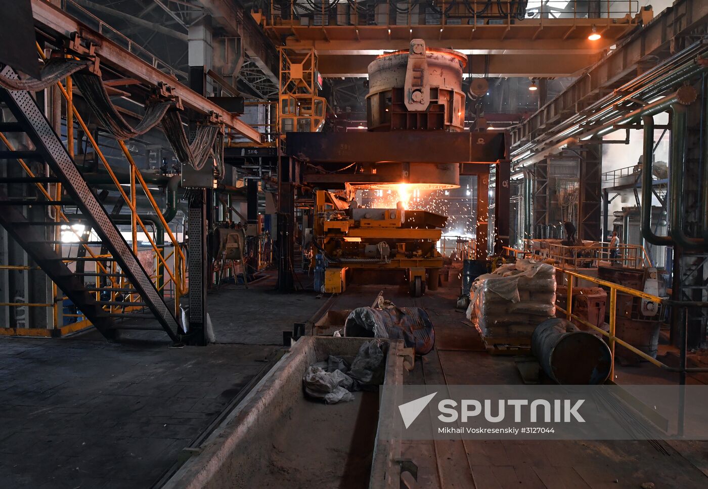 Iron and steel works in Hama, Syria