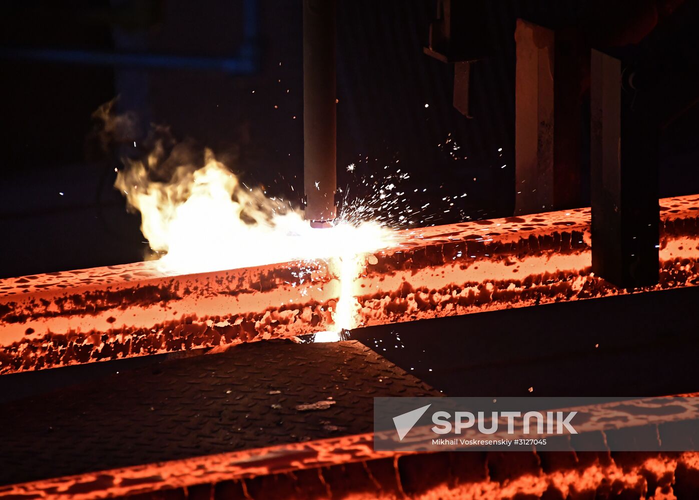 Iron and steel works in Hama, Syria
