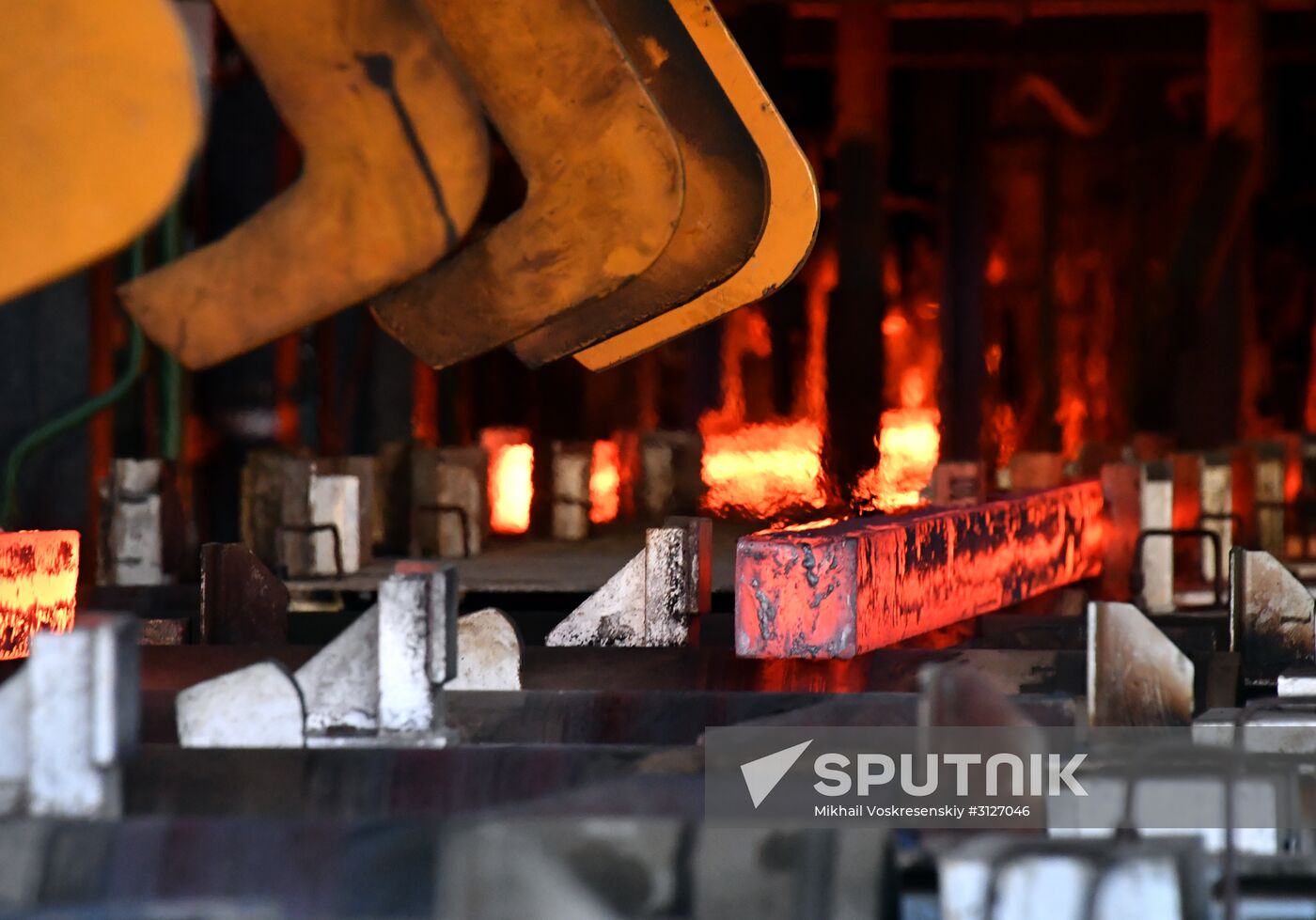 Iron and steel works in Hama, Syria