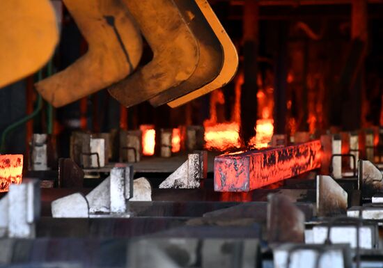 Iron and steel works in Hama, Syria