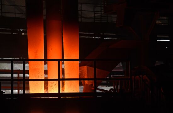 Iron and steel works in Hama, Syria