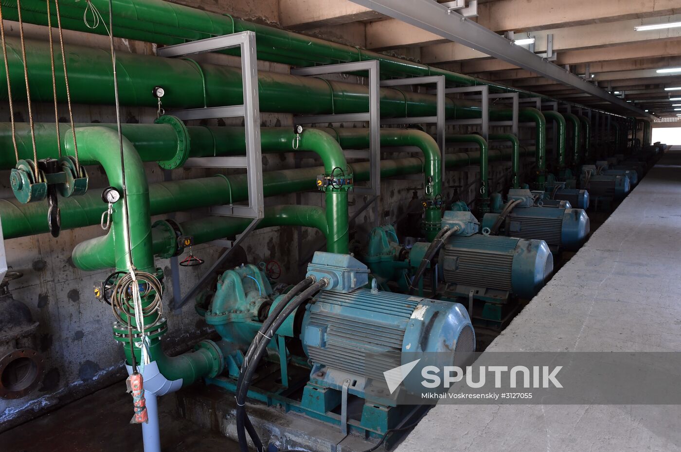 Iron and steel works in Hama, Syria