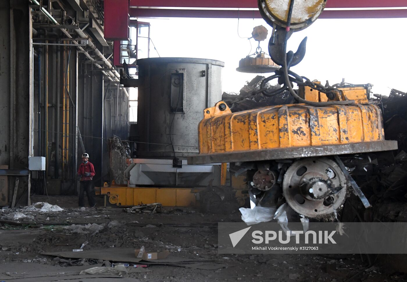 Iron and steel works in Hama, Syria