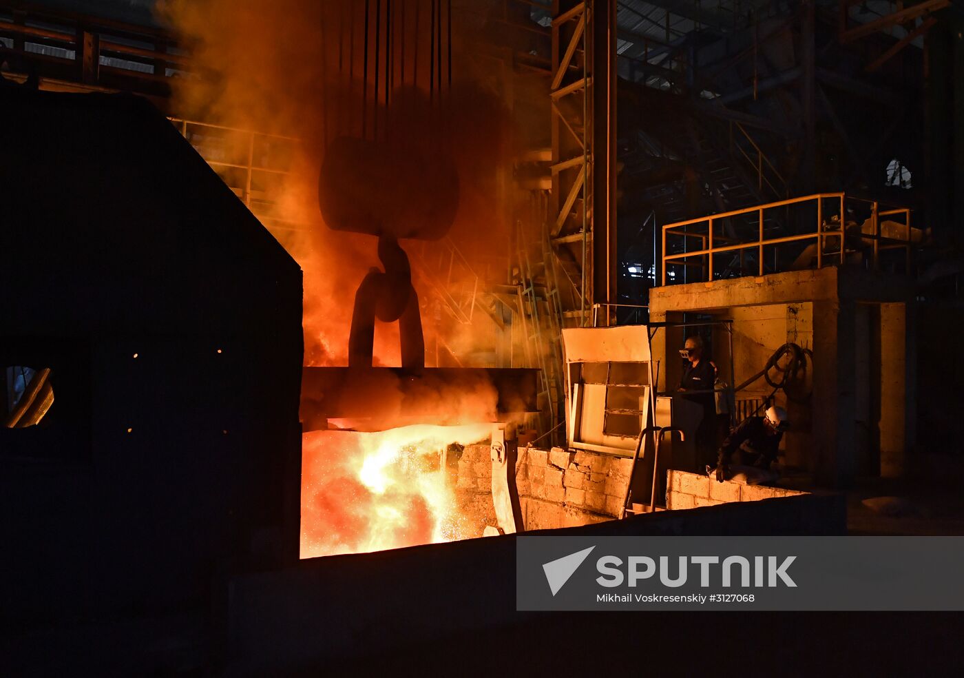 Iron and steel works in Hama, Syria