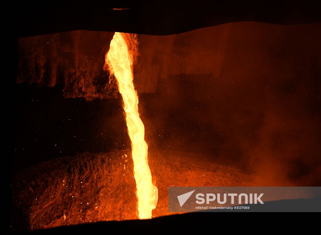 Iron and steel works in Hama, Syria