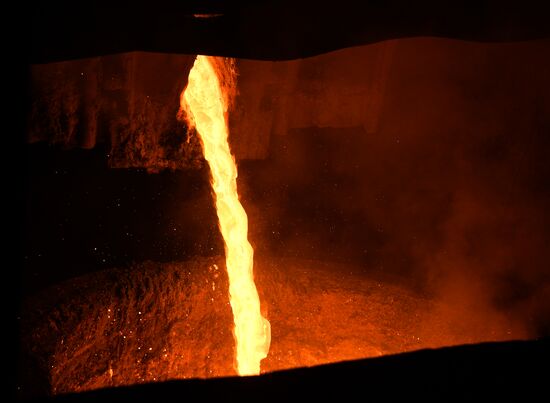 Iron and steel works in Hama, Syria
