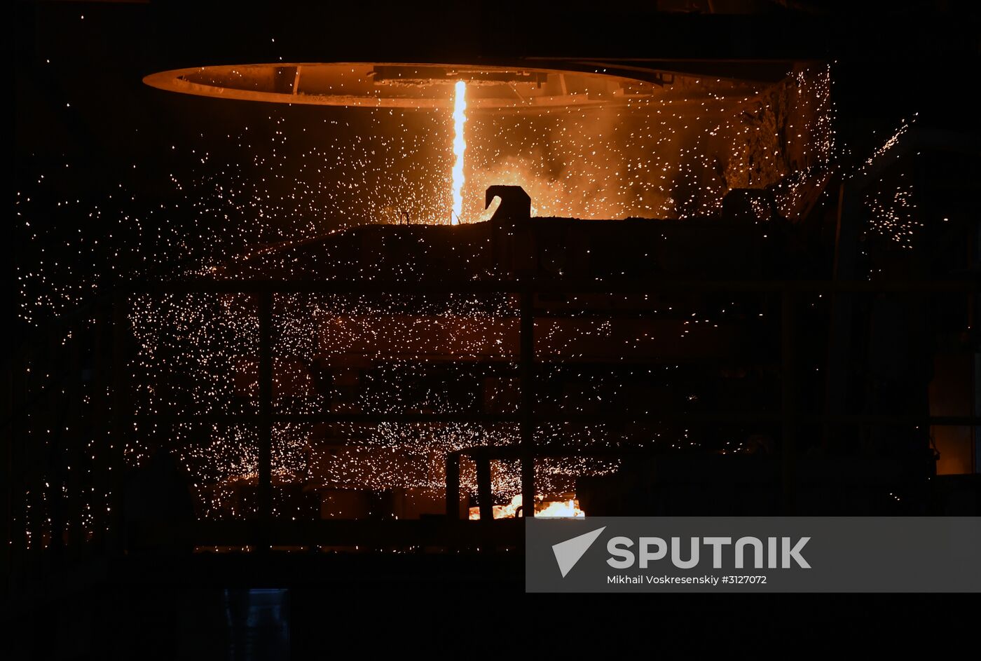 Iron and steel works in Hama, Syria