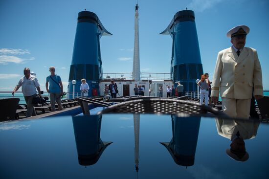 First passenger voyage of Knyaz Vladimir cruise ship from Sochi