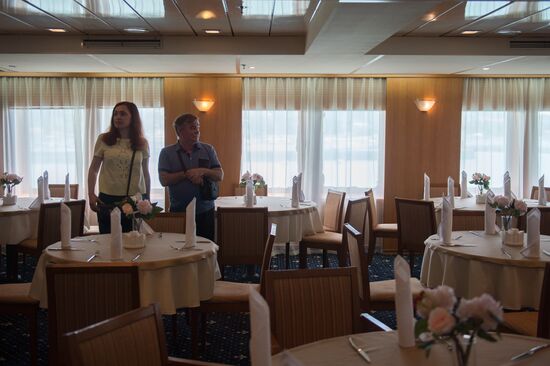 First passenger voyage of Knyaz Vladimir cruise liner, Sochi