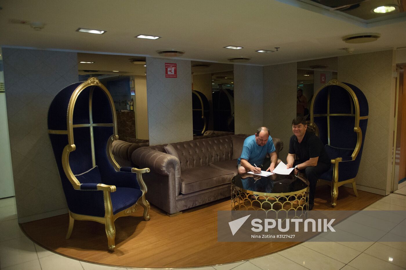 First passenger voyage of Knyaz Vladimir cruise ship from Sochi