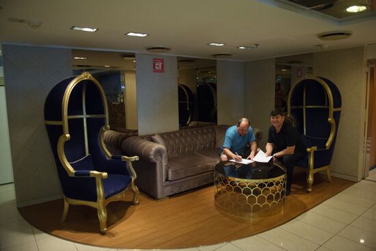 First passenger voyage of Knyaz Vladimir cruise ship from Sochi