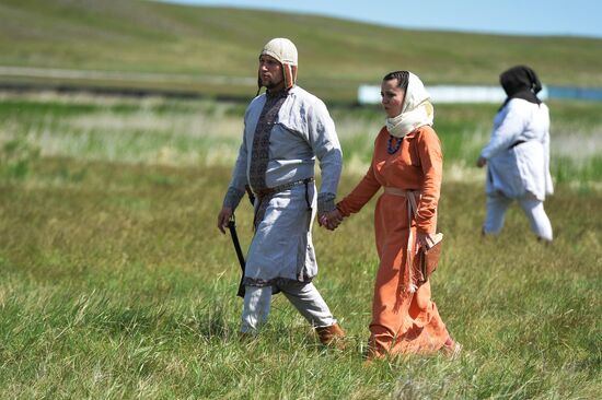 Arkaim Flame festival in Chelyabinsk Region