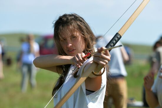 Arkaim Flame festival in Chelyabinsk Region