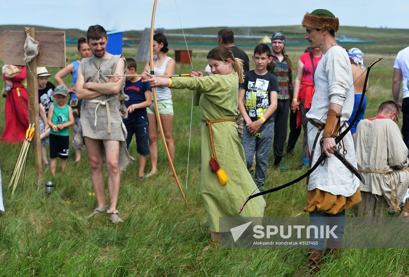 Arkaim Flame festival in Chelyabinsk Region