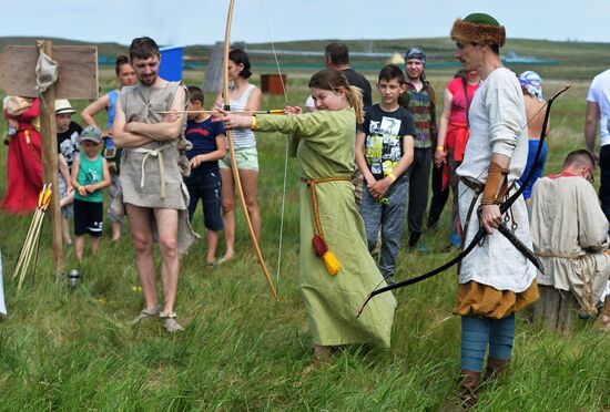 Arkaim Flame festival in Chelyabinsk Region