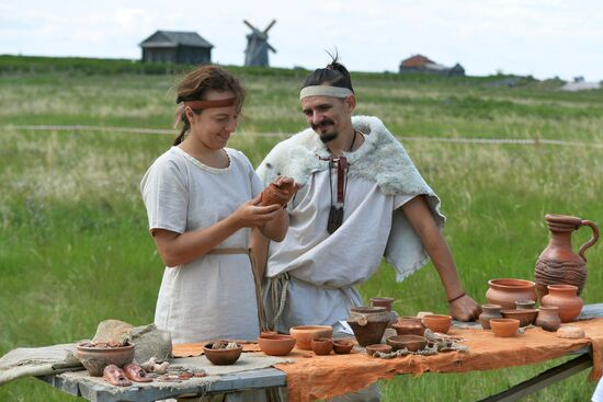 Arkaim Flame festival in Chelyabinsk Region