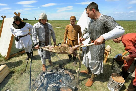 Arkaim Flame festival in Chelyabinsk Region