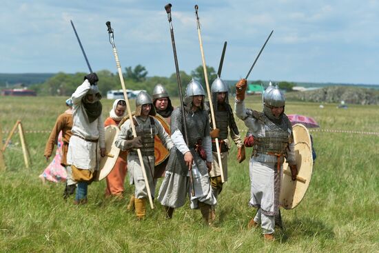 Arkaim Flame festival in Chelyabinsk Region
